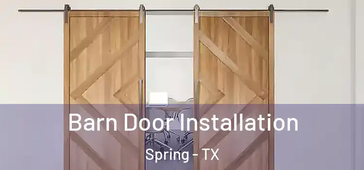  Barn Door Installation Spring - TX