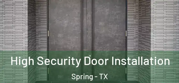  High Security Door Installation Spring - TX