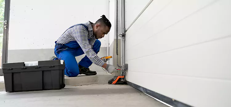 Fix Garage Door Sensor Wires Spring