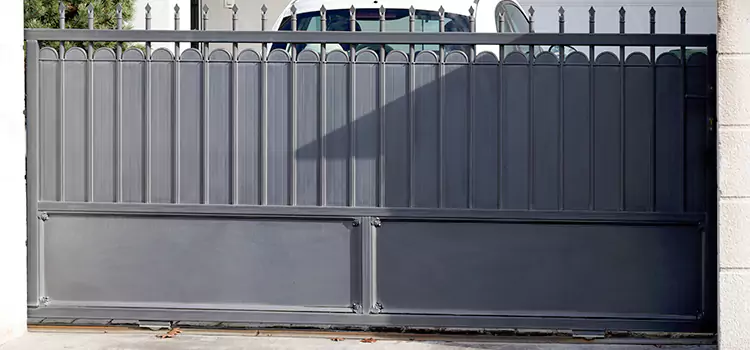 Metal Driveway Gate Installation Spring