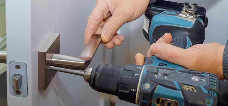 Security Door Lock Installation Spring