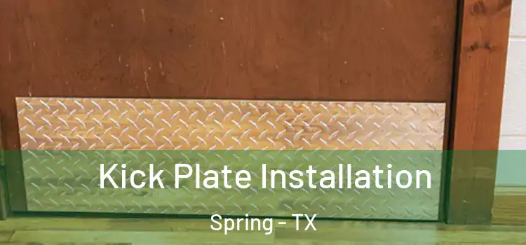  Kick Plate Installation Spring - TX