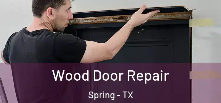 Wood Door Repair Spring - TX